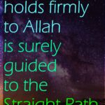 Quran 3:101 (partial)